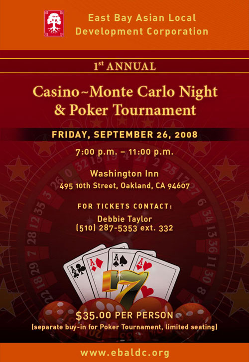 1st Annual Casino and Poker Night Tournament